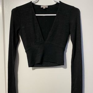 Aritzia long sleeve crop top size XS